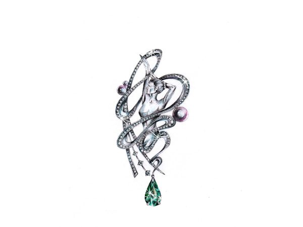 Garnet Crystal Pendant - Image 3